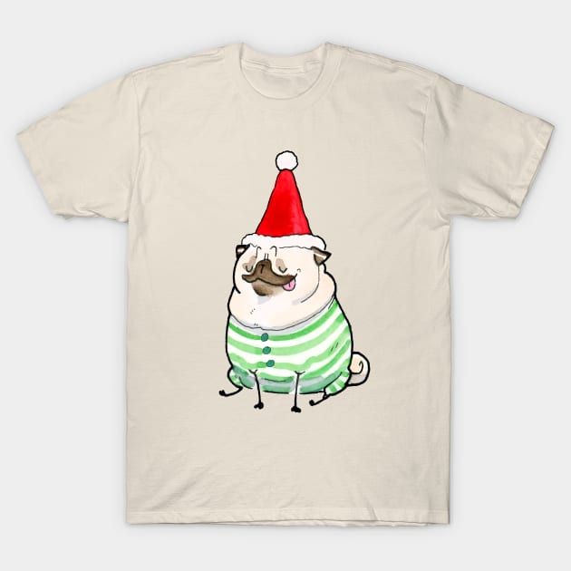 Christmas Pajamas T-Shirt by Inkpug